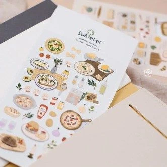 Food Trip 1 Stickers/scrapbooking/planner Sticker/card Image 1