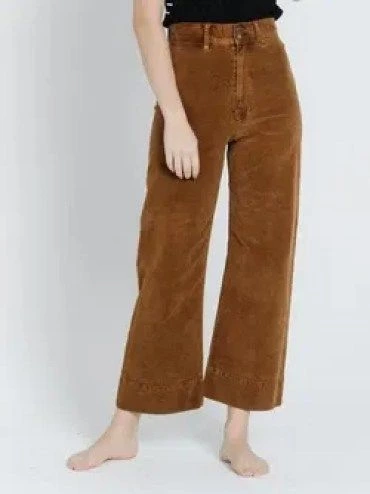 Sueded Belle Pant - Mustang Brown