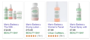 Mario Badescu 5* Ratings 