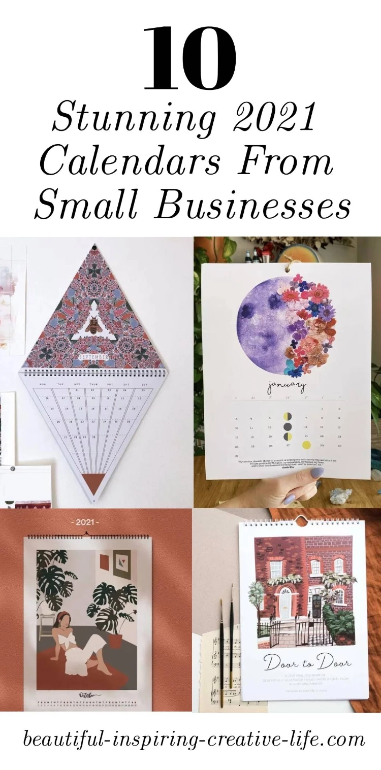 10 Beautiful Calendars To Get Prepped For! (From Small Businesses)