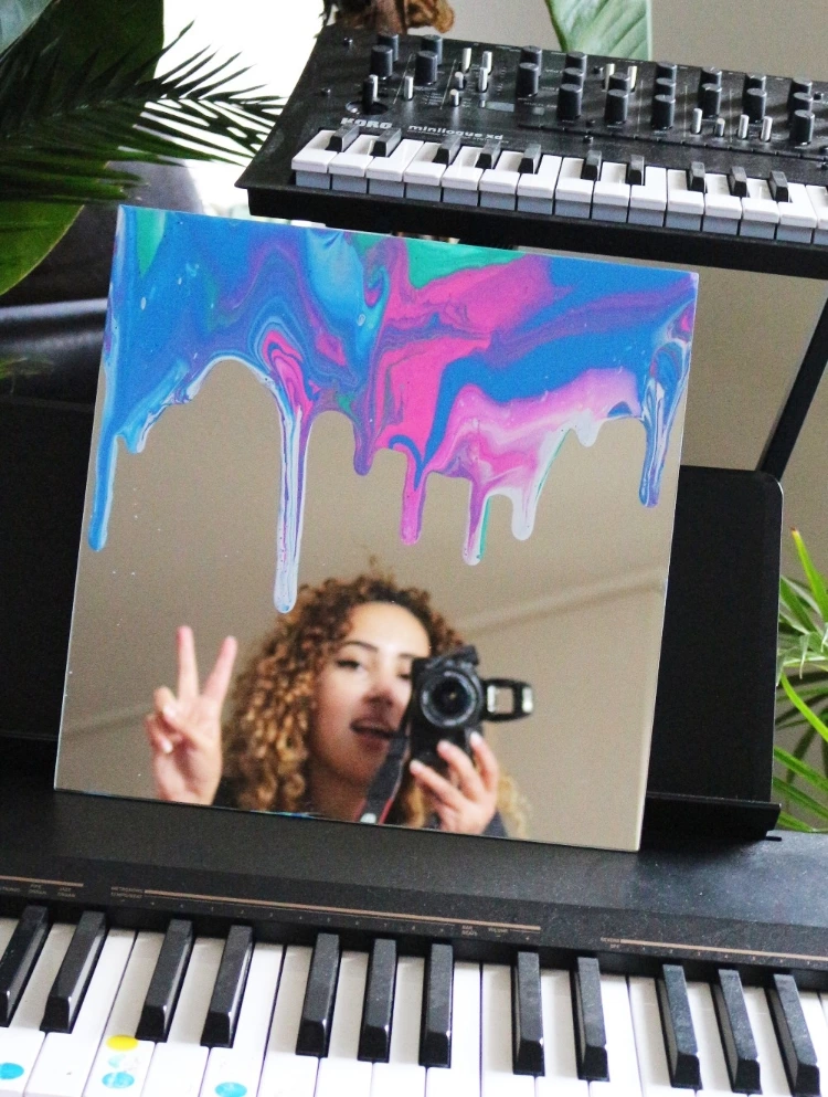 DIY Psychedelic Marble Mirrors (Aesthetic IKEA LOTS Hack!)