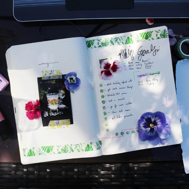 May Bullet Journal Set Up &amp; May Goals!