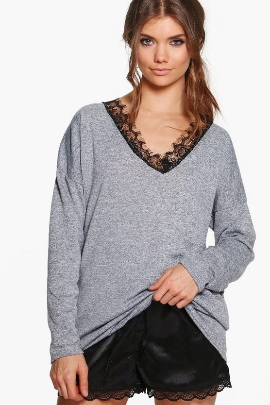 Tall Lanie Lace Insert Jumper