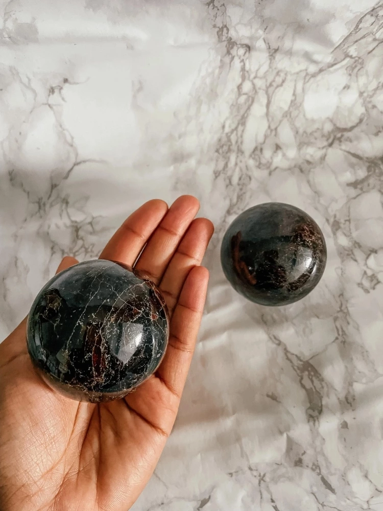 Garnet Sphere Ethically Sourced Garnet Polished Spheres Image 1